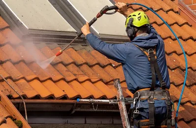 Démoussage et hydrofuge de toiture à Autremencourt
